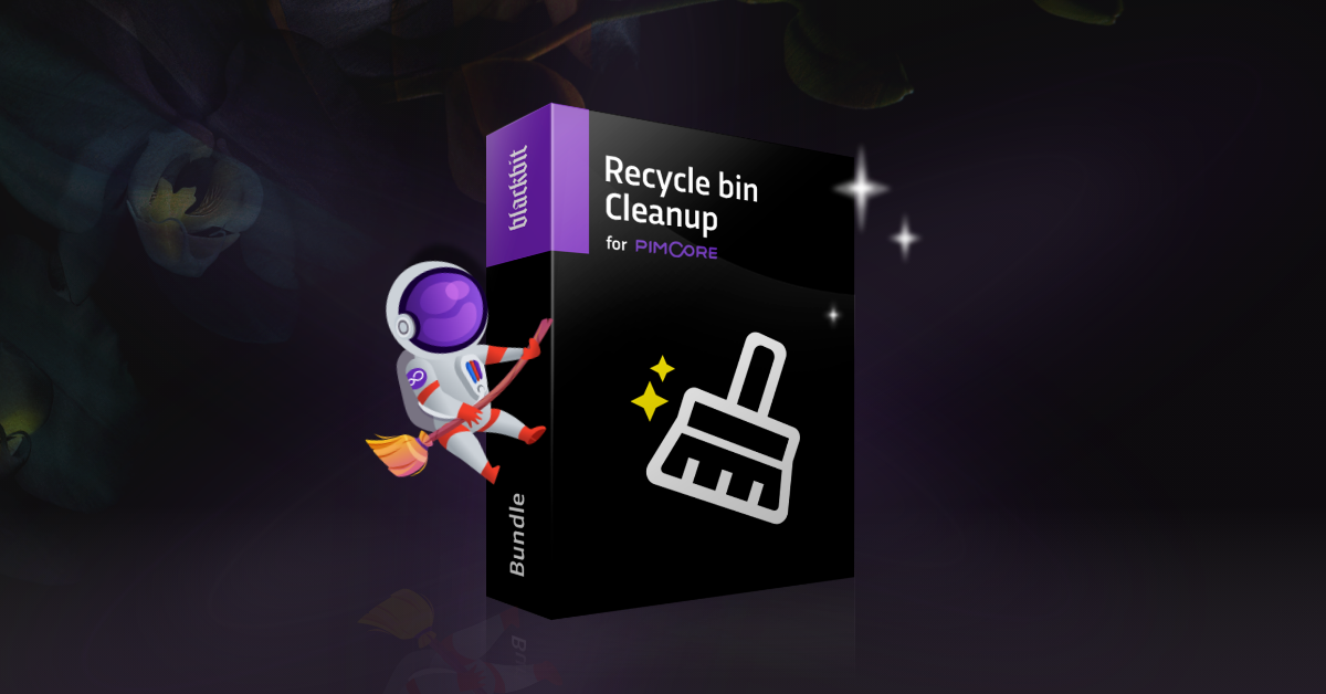 Blackbits neues Recycle bin Cleanup Bundle: Sparen Sie effektiv Speicherplatz, indem Sie Ihren Papierkorb in Pimcore regelmäßig automatisch leeren.