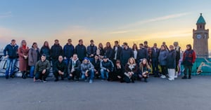 Das Team Blackbit traf sich zum Abschluss des Jahres 2023 in der Hansestadt.