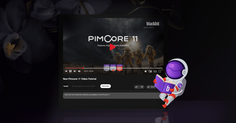 Warum Sie sich für Pimcore 11 entscheiden sollten, erfahren Sie in unserem neuen Videobeitrag in der Blackbit Academy.