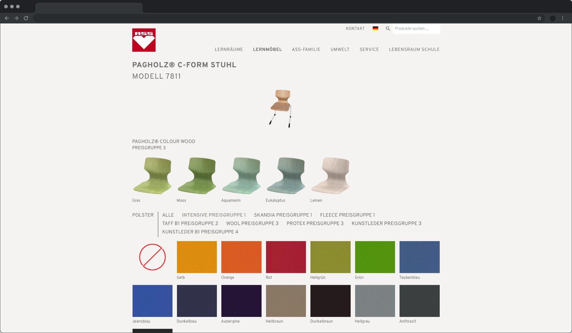 ASS Website auf Basis von Pimcore