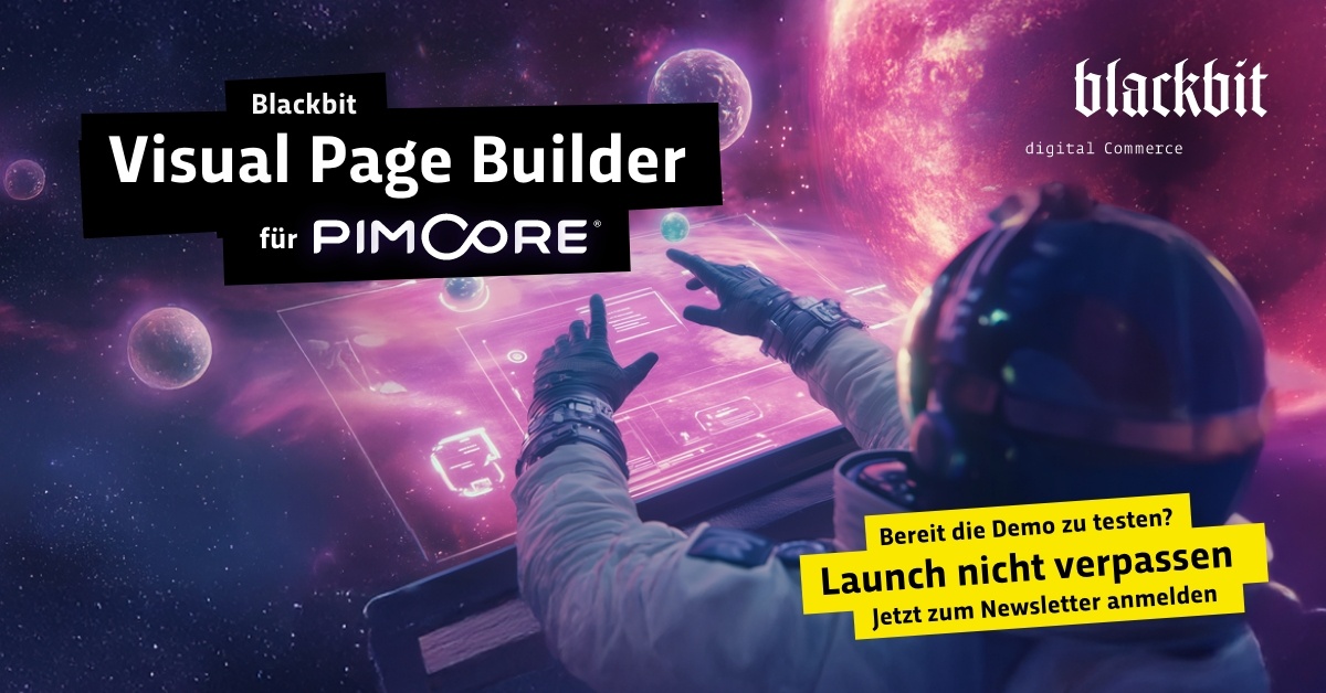 Blackbit Visual Page Builder für Pimcore