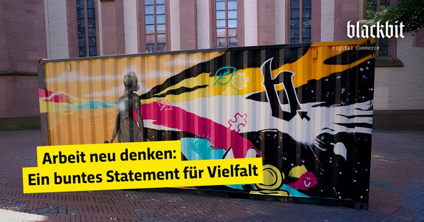 Der Blackbit-Container beim Graffiti Walk in Göttingen