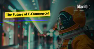 Астронавт у торговому центрі зі слоганом 