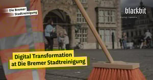 Прибирання міста за допомогою мітл перед ратушею Бремена