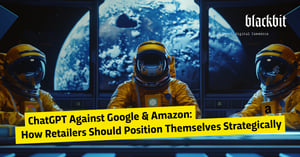 Three astronauts are sitting at a table, with a planet visible through a window in the background.