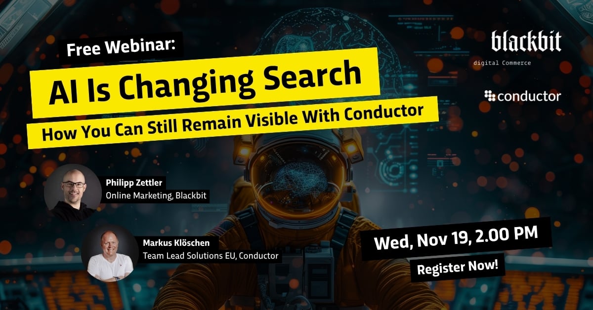 Invitation to the webinar: "From Google to ChatGPT - How to Stay Visible in AI Search"