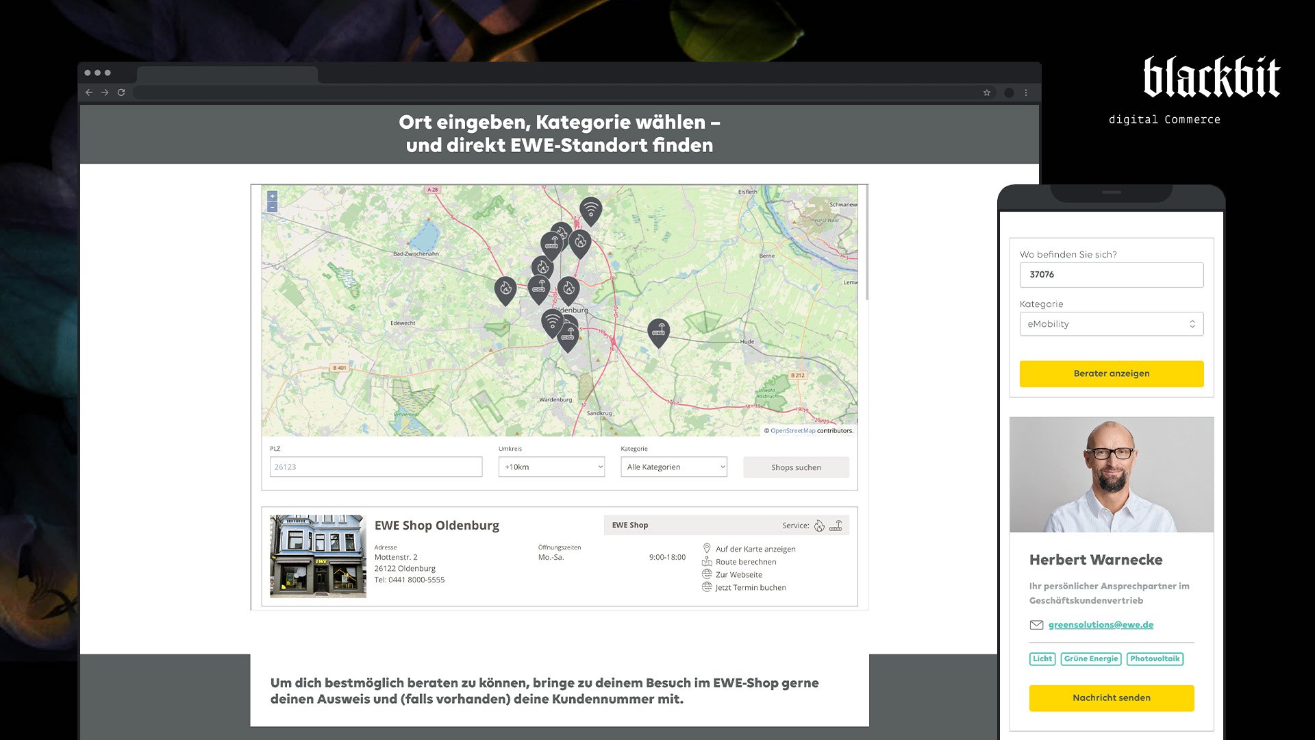 Die Website des Unternehmens verfügt über ein responsives Design, das für mobile Geräte optimiert ist.