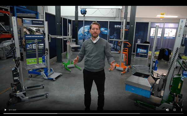 Virtual visit trade show short film