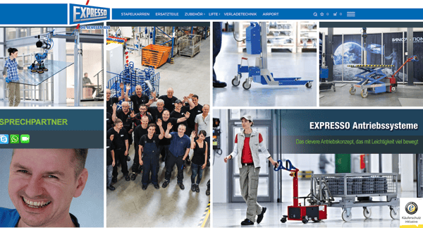 Der EXPRESSO Markenshop