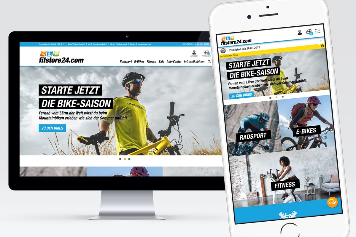 The new Fitstore24 online store