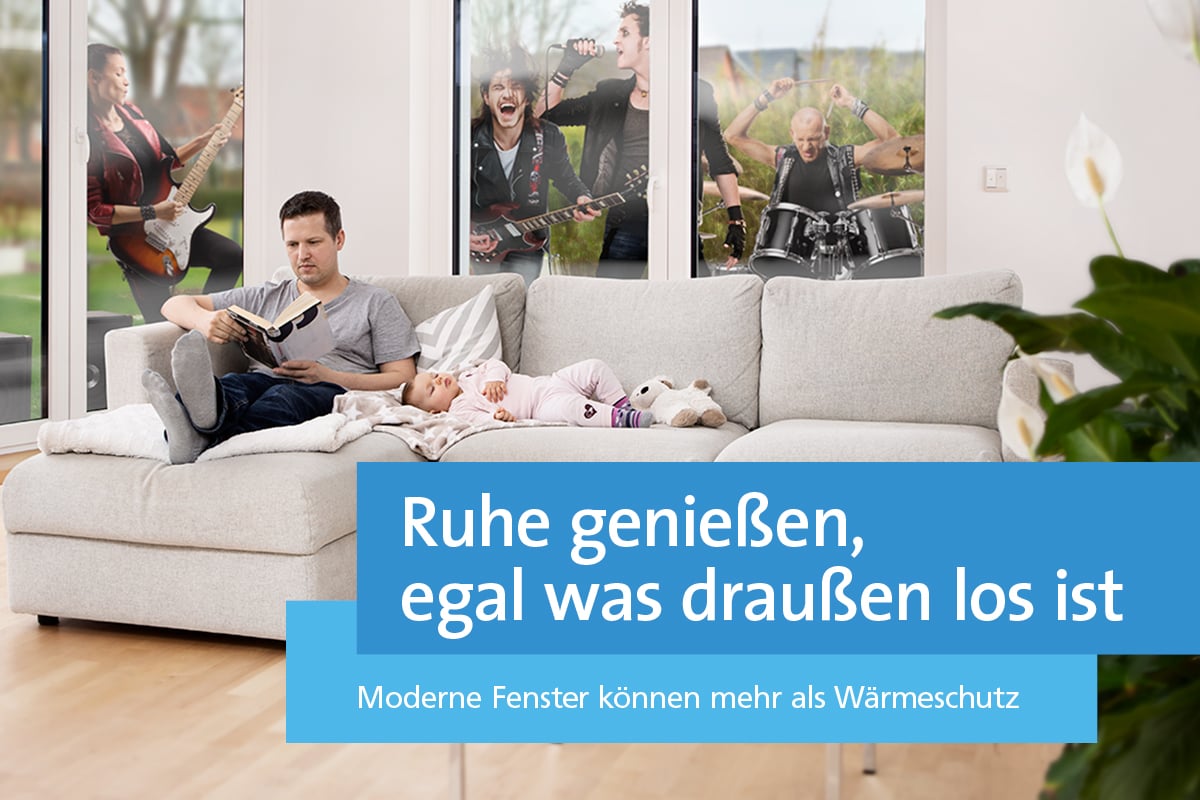 Catchy texts and a progressive visual language convey our message: "Modern windows can do more".