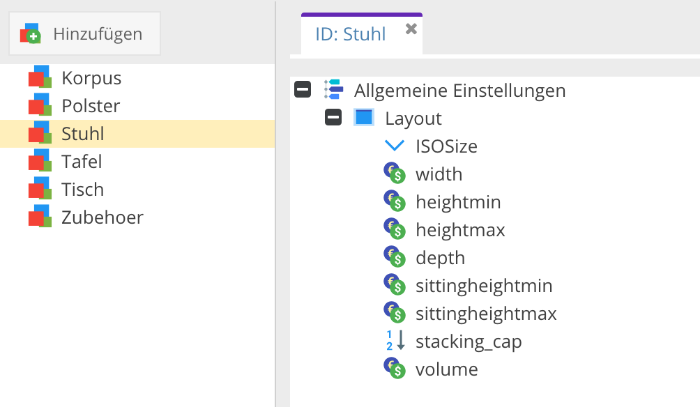 Objektbaustein-Definition in Pimcore ändern
