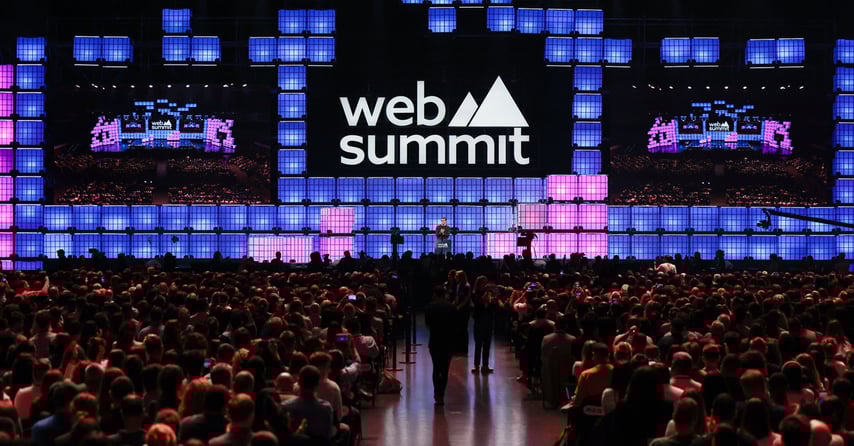 Bild von der Web Summit in Lissabon