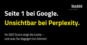 Infografik: GEO Score: Sichtbarkeit in ChatGPT und Perplexity messen