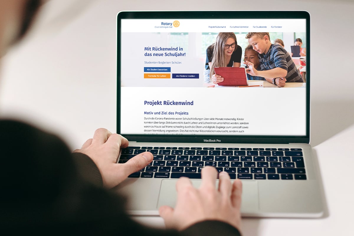 Blackbit provides the digital infrastructure for the Project Rückenwind.